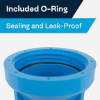 SpiroPure 10x2.5 Water Filter Housing Slim 10 inch / 10 x 2.5 Standard Housing (Case of 12)