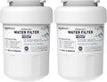 Amazon Basics Replacement GE MWF Refrigerator Water Filter Cartridge - Premium Filtration (Pack of 2)