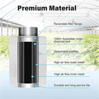 air purifier filter, FSLH 4 Inch Air Carbon Filter Odor Control, Smelliness Scrubber Parts,Compatible For Grow Tent Room