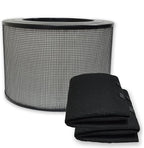 PUREBURG 24000 Replacement Filter Set Compatible with Honeywell 50250-S & Kaz 50255 50255-HD Air Purifiers,H13 HEPA Activated Carbon Pre-Filters Air Clean Dust VOCs