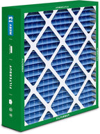 Filterbuy 21x21x5 Air Filter MERV 13 Optimal Smoke & Allergy Defense (2-Pack), Electrostatic Pleated HVAC AC Furnace Filters Replacement for Rheem, Ruud, & Protech (Actual Size: 20.63 x 20.63 x 4.38)