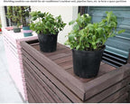Wood Air Conditioner Fence Screen - Hide Outdoor Unit Stylishly with Tall Weatherproof Shutters Central Air Conditioner Covers (Green L85Xw35Xh80Cm)