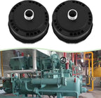 eMagTech 2PCS Air Compressor Silencer 3/4 Inch 25mm Compatible with Piston Compressors Air Filter for Pneumatic Systems