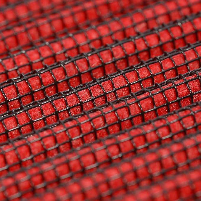 DNA Motoring AFPN-023-RD Clean Air Washable Drop In Panel Air Filter Enhance Engine Performance Power & Acceleration Improve [Compatible with 05-17 Subaru Legacy Outback WRX/STI]