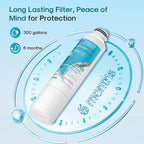 ICEPURE Alkaline DA29-00020B Refrigerator Water Filter Replacement for Samsung HAF-CIN/EXP HAF-CIN, DA29-00020A/B, DA29-00020B-1, 46-9101, RF28HMEDBSR, RF263BEAESR, HDX FMS-2, Enhances PH, 6Pack