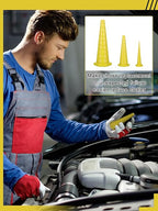 Hydraulic Oil Service Plugs Large Medium Small Sizes Multi Pack Rubber Drip Proof Hose Plugs Industrial Hydraulic Kit for Irrigation, 3 Sizes(17 Pcs,Yellow)
