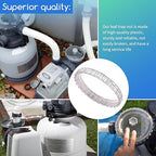 1Pcs Replacement Leaf Trap Nut (5.86" ID,7" OD) Compatible with Intex SF70110-2 Swimming Pool Sand Filter Pump(Only)