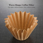 1-2 Cup Brown Coffee Filters, 100 Count Unbleached Basket Coffee Filter Paper for Miniature Mr Coffee, Small Coffee Maker, Single Serve Coffee Pot, Pour Over Coffee Kit