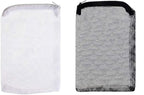 12Pcs Aquarium Filter Bags Fish Tank Mesh Media Filter Bags Carbon Filter Bags Net Bag with Zipper for Charcoal Pelletized Remove Activated Carbon, Biospheres, Ceramic Rings, Black and White