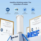 GLACIER FRESH New Upgrades Replacement for GE Profile Opal Ice Maker Filter, NSF 42 Certified, Ge Opal ice Maker Filter, Easy Install,1 Pack