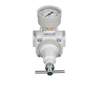 PneumaticPlus SAR400T-N04BG Compressed Air Regulator 1/2" NPT, T-Handle, Gauge & Bracket
