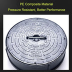Septic Tank Lids, Manhole Cover with Handle, Sturdy and Pressure-Resistant, Suitable for Green Belts, Residential Areas and Construction Sites(70 cm/27.5 in)