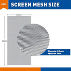 Wire Mesh Sheets Stainless Steel Woven Meshes Screen Filter Panels Vent Metal Rodent Mesh Gauze Net for Mice Rodent Proof Rat Insect for Garden Home3 PCS 30x42CM, LUOTSW3PUS