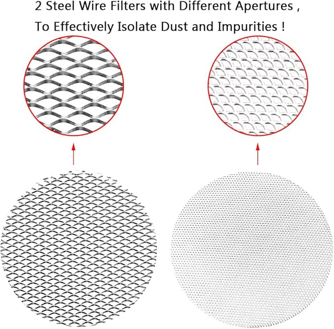 Carburetor 50mm Air Filter Cleaner Velocity Stack Modified Intake with Sponge Filter Steel Mesh Washable Resuable for PWK21-30mm PE Short Fast Intake Suggest for Small Displacement (Red New,50mm)