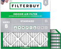 Filterbuy 11.25x11.25x1 Air Filter MERV 8 Essential Dust & Allergy Defense (6-Pack), Electrostatic Pleated HVAC AC Furnace Filters Replacement, Made in USA (Actual Size: 11.25 x 11.25 x 0.75)