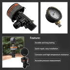 High Flow Manual Air Relief Valve with Pressure Gauge Compatible with FNS, Clean and Clear, Quad DE, 2000 4000 Series Pool and Spa Filters Replacement for 98209800 and 98209803 Models