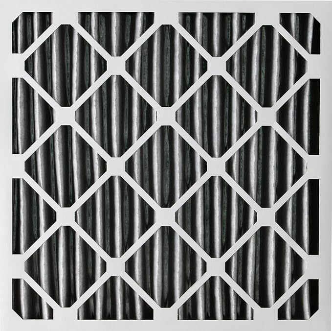 Nordic Pure 20x20x4 (Actual Size: 19 1/2 x 19 1/2 x 3 5/8) Furnace Air Filters MERV 10 Pleated + Carbon 1 Pack