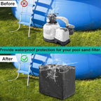 Sand Filter Cover - Easy Install Waterproof Housing, Heavy Duty Pool Strainer Shield, Outdoor Equipment Protector, Weather Resistant Enclosure | Secure Filtration Safety for Debris Removal Pet Safety
