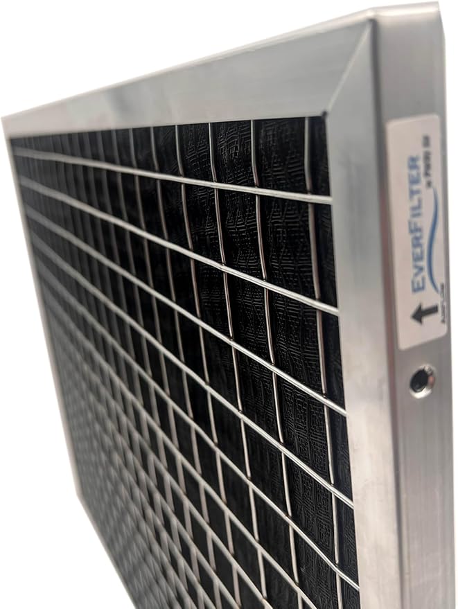 10x14 Electro-static Air Filter (1-Ct) AC Furnace Filter, Reusable & Washable 4-Stage Electrostatic Filter for Residential and Commerical HVAC (Actual Size:9.75 x 13.75 x 0.75 Inches)
