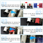 4 Stage Air Drying System 3/4" NPT Heavy Duty Industrial Grade,Coalescing Filter,Double Particulate Filter,Desiccant Dryer and Air Regulator For Plasma Cutter and Paint Spray, Manual Drain