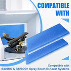 Podoy 5 Pack Airbrush Spray Booth Filters, Double-Layer Paint Booth Filters Compatible with Master B400DC & B420DCK 16" × 7-1/4"