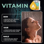 AquaHomeGroup Vitamin C + E + A Shower Filter Replacement Cartridge with Aroma Granules (Mint)