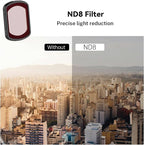 Haoge 3-Pack ND Filter Set for DJI Osmo Pocket 3,with ND8 ND64 ND256 Filters and LCD Screen Protector,Filter kit Vlog Video Accessory,Multi-Coated HD Optical Glass