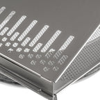 Vent Systems 10" Inch Air Supply Vent Cover with Rubber Gasket - Stainless Steel - Robust Weatherproof Outdoor Air Intake Box - Duct or Surface Mounting - Rain and Snow Protection