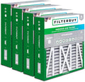 Filterbuy 20x23x5 Air Filter MERV 8 Essential Dust & Allergy Defense (4-Pack), Pleated HVAC AC Furnace Filters for Bryant, Carrier, BDP, Day & Night, and Payne (Actual Size: 19.81 x 22.56 x 4.25)