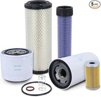 Maintenance Service Filter Kit Compatible with Kubota L3010 L3130 L3410 L3430 HST Replaces# TA040-93220 TA040-93230 HH164-32430 HHTA0-37710 15521-43160