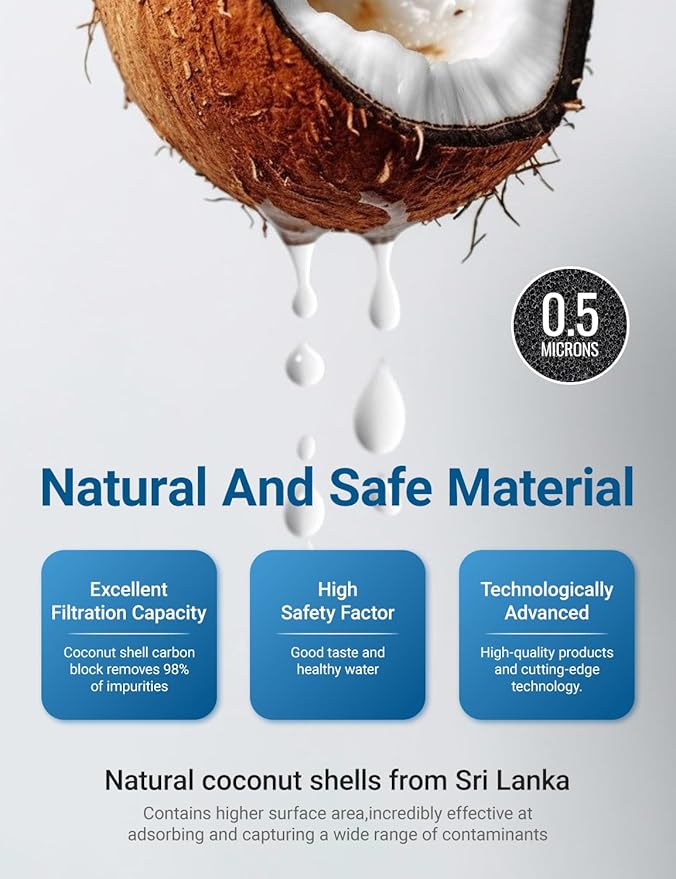 ADQ747935 Water Filter Replacement for LG LT1000P/PC/PCS ADQ74793501 ADQ74793502 MDJ64844601 LMXS28626S LRFLC2706S LFXS26973S LT-1000PC LFXC22526S LHFS28XBS LHFS28XBS Water Filter | 4pack | Cobectal