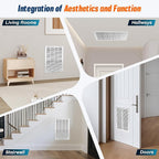 Fancat Return Air Filter Grille for 16x25 Ducts, Steel Air Vent Cover with Removable Door for 1" Filters | Fits Sidewall & Ceiling | Outer Size: 18 5/8" W x 27 5/8" H