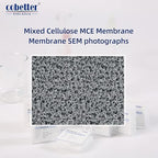 100 Pcs/Pack MCE Membrane Filters Lab Mixed Cellulose Esters Filter 47mm 0.45µm