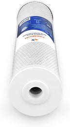 Aquaboon 5 Micron 20 x 4.5 Premium CTO Activated Carbon Water Filter Cartridge Replacement for Whole House Compatible with FC25B, EP-20BB, 1-PACK