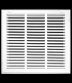 HVAC Premium 18 x 16 Duct Opening Steel Return Air Filter Grille, for 1-inch Filter, Removable Door, Flat Stamped HVAC Vent Cover Grille, Outer Dimensions 20.5 x 18.5