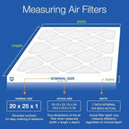 Nordic Pure 20x25x1 (Actual Size: 19 1/2 x 24 1/2 x 3/4) Tru Mini Pleat MERV 13 AC Furnace Air Filters – 2.5X More Media for Longer-Lasting, High-Efficiency Filtration - 4 Pack