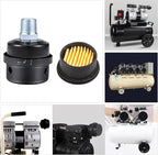 1/2" Thread Male Thread Diameter 20mm Air Compressor Silencer Filter, Thread Metal Air Compressor Intake Filter Sound Muffler Silencer, Air Compressor Replacement Parts