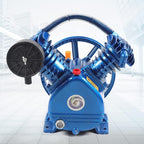 Air Compressor Pump Head 3Hp 175PSI 2-Cylinder Air Compressor Pump Pneumatic Air Compressor Motor Air Pump Head For Mining Construction Scientific Research Factory 2200W 13.78 * 9.84 * 12.6In