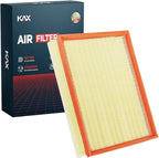 KAX Engine Air Filter, CA10228 Replacement for Jeep Liberty V6 3.7L 2008-2012, Dodge Nitro V6 3.7L 2007-2011, Nitro V6 4.0L 2007-2011, Advanced Air Filter Media, Increased Acceleration