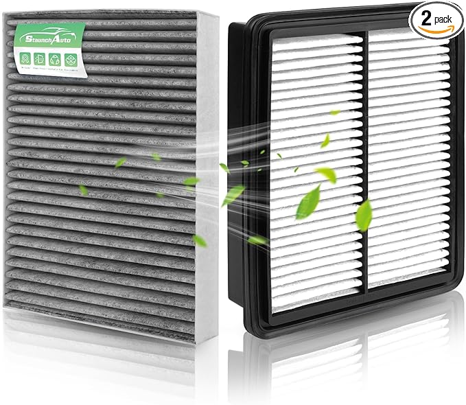 Engine & Cabin Air Filter for Hyundai Palisade 2020 2021 2022 2023 2024 2025 2026 Air filter for Car Replacement CA11943 97133-S8000 HAC-46207LB Automotive Accessories-2 Pack