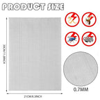 Stainless Steel Wire Mesh Screen 4Pcs Anti-Rusted Air Vent Mesh 8.4"X12"(210 x 300mm) for DIY Projects, Vent, Cage, Garden, Window, Filter