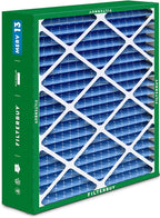 Filterbuy 20x25.25x3.5 Air Filter MERV 13 Optimal Smoke & Allergy Defense (4-Pack), Pleated HVAC AC Furnace Filters for AprilAire Space-Gard 102 & 2120 (Actual Size: 19.94 x 25.38 x 3.75)