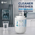 Tier1 RWF1041 UKF7003 Refrigerator Water Filter | Replacement for EDR7D1, UKF7002AXX, UKF7003AXX, WSM-1, WF288 Fridge Filter - Up to 12 Months Supply | Easy Install | Great Tasting Water & Ice (2-pk)