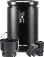 Electric Composter for Kitchen Smart Odorless Countertop Compost Bin Machine Quiet Larger 4.5L Indoor Food Cycler with Auto Cleaning, 3 Modes, 2 Carbon Packs, Turn Food Waste into Fertilizer