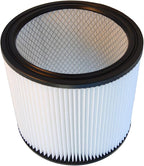 HQRP 12 pack Cartridge Filters Replacement for Shop-Vac 90304 90350 90340 9033 for most Wet/Dry Vacuum Cleaners 5 Gallon and above