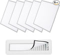 YOKIVE 6 Pcs Magnetic Floor Vent Covers, Floor Register Cover PVC Mesh Air Vent Screen Filters, Great for Home Floor, Wall, Ceiling, Catch Debris Hair Dust (White, 12-Inch x 12-Inch)