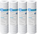 AQUA CREST AP110 5 Micron 10"x2.5" String Wound Whole House Water Filter Replacement for 3M® Aqua-Pure AP110, Culligan® P5, APEC, GE FXUSC, Whirlpool®, Any 10" x 2.5" Home Water Filter, Pack of 4