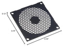 SilverStone Technology FF81 80mm Standard Fan Filter with Honeycomb Grille, black, SST-FF81B