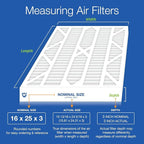 Nordic Pure 16x25x3 (Actual Size: 15 13/16 x 24 5/16 x 3) MERV 15 Plus Carbon Trion Air Bear Cub Replacement Air Filter 1 Pack