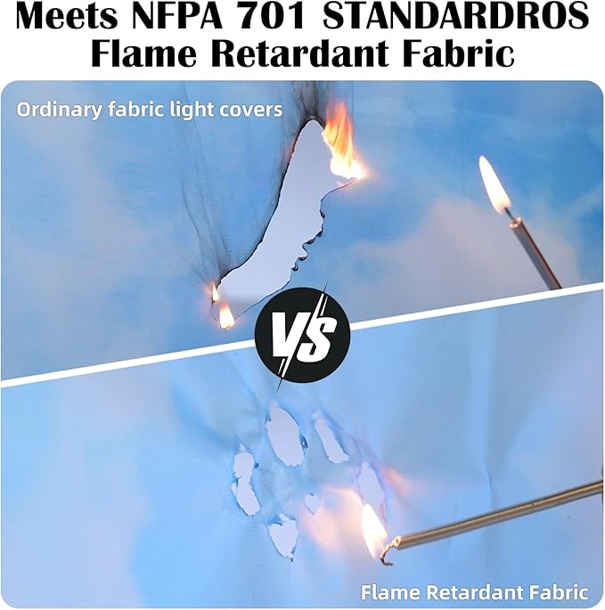 4 Pcs Fluorescent Light Covers - Classroom, Office 4 x 2 Feet Flame Retardant Magnetic Covers for Ceiling Lights Filters (Spring & Forest)
